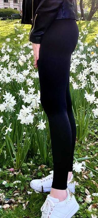 Legginsy bezszwowe do tańca dopasowane wygodne cienkie wysoki stan