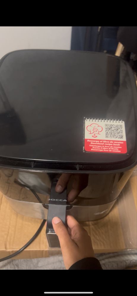 Air frier da marca jocca seminova muito boas condicoes 5L