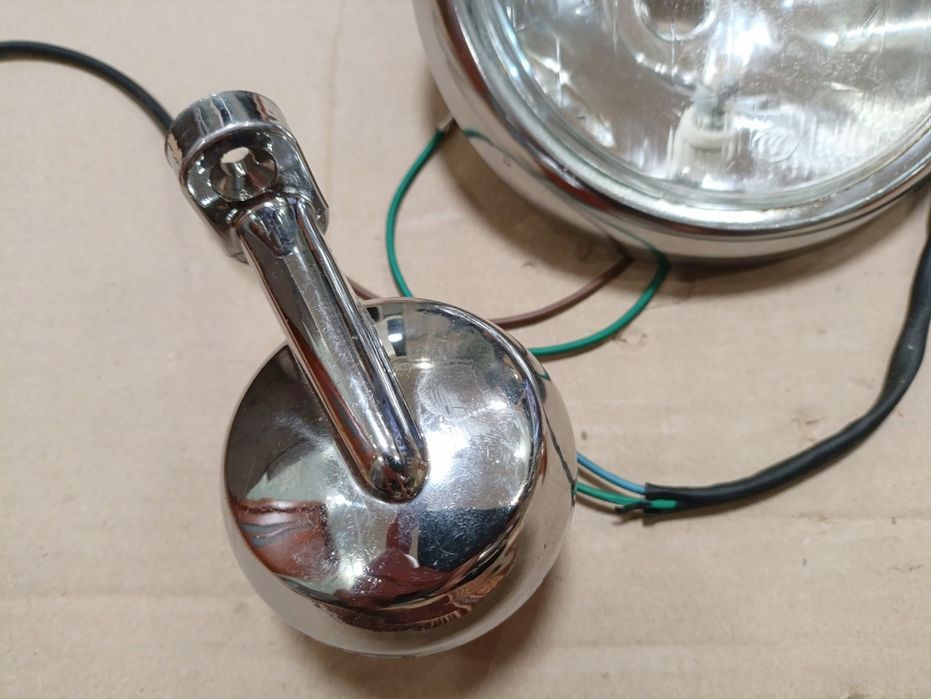 Фара и повороты МОТО хром