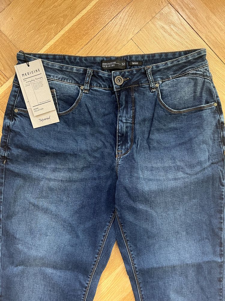Spodnie jeansowe męskie Medicine tapered rozmiar 32 nowe.
