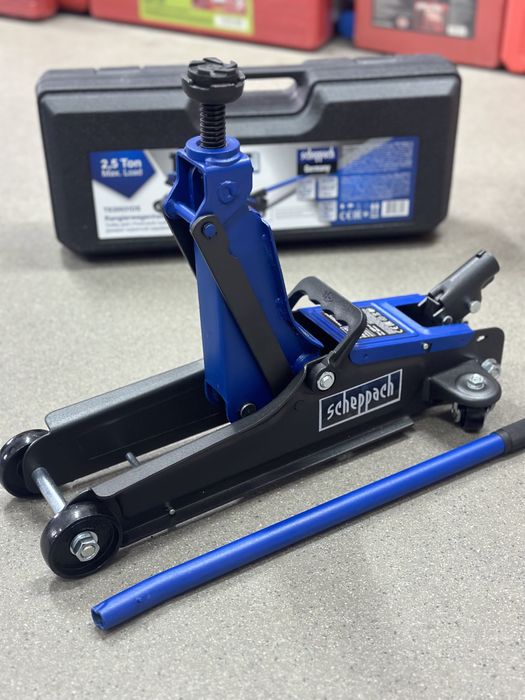 Домкрат підкатний гідравлічний 2.5т (h 90мм-400мм) SCHEPPACH
