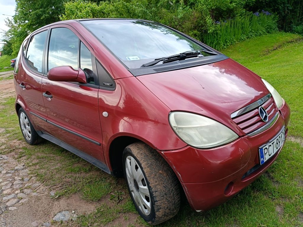Mercedes-Benz A Klasa, A140, W168, 1.4 82KM, Oszczędny, bez rdzy! BDB