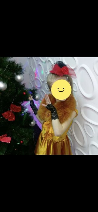 Костюм натуральне хутро дизайнерський карнавальний лисички білочка