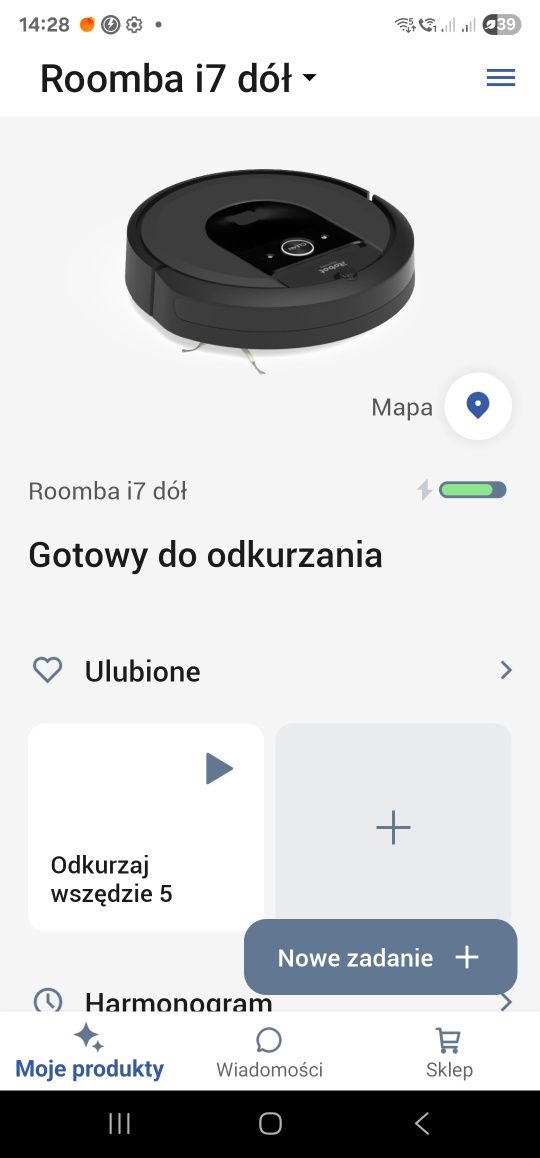 iRobot Roomba i7. wifi, aplikacja, kamera, mapy.