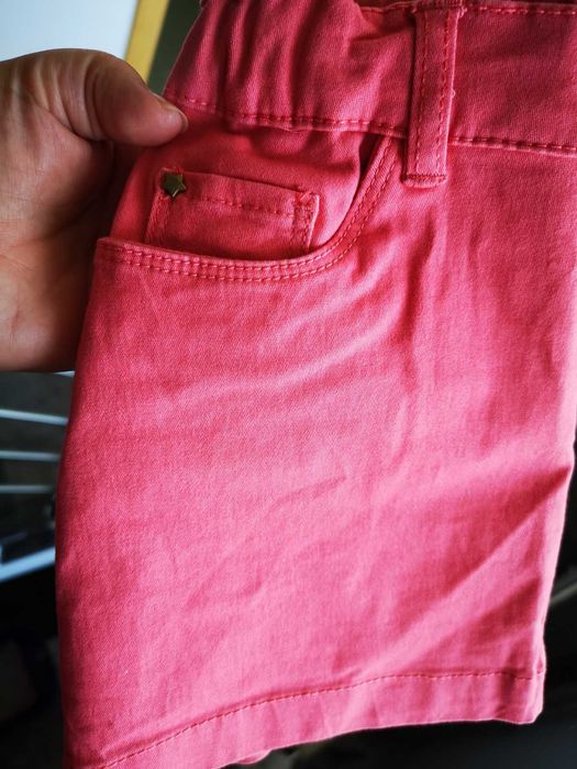 Saia ganga menina rosa - cintura ajustável - ZY - 6-7 anos