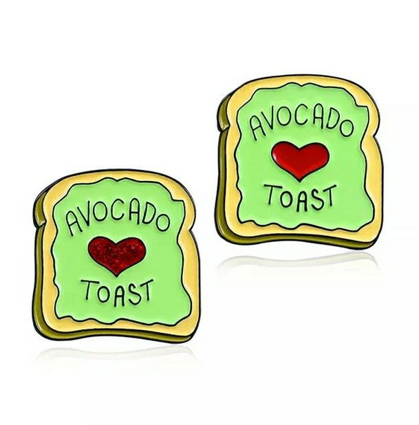 Pin's Tosta de Abacate - Novos