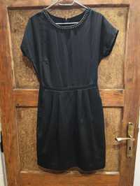 Czarna elegancka sukienka Reserved r.S