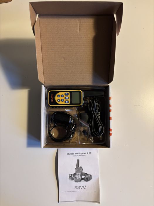 Obroża elektryczna dla psa Save S-88- treningowa, wodoodporna, pilot,
