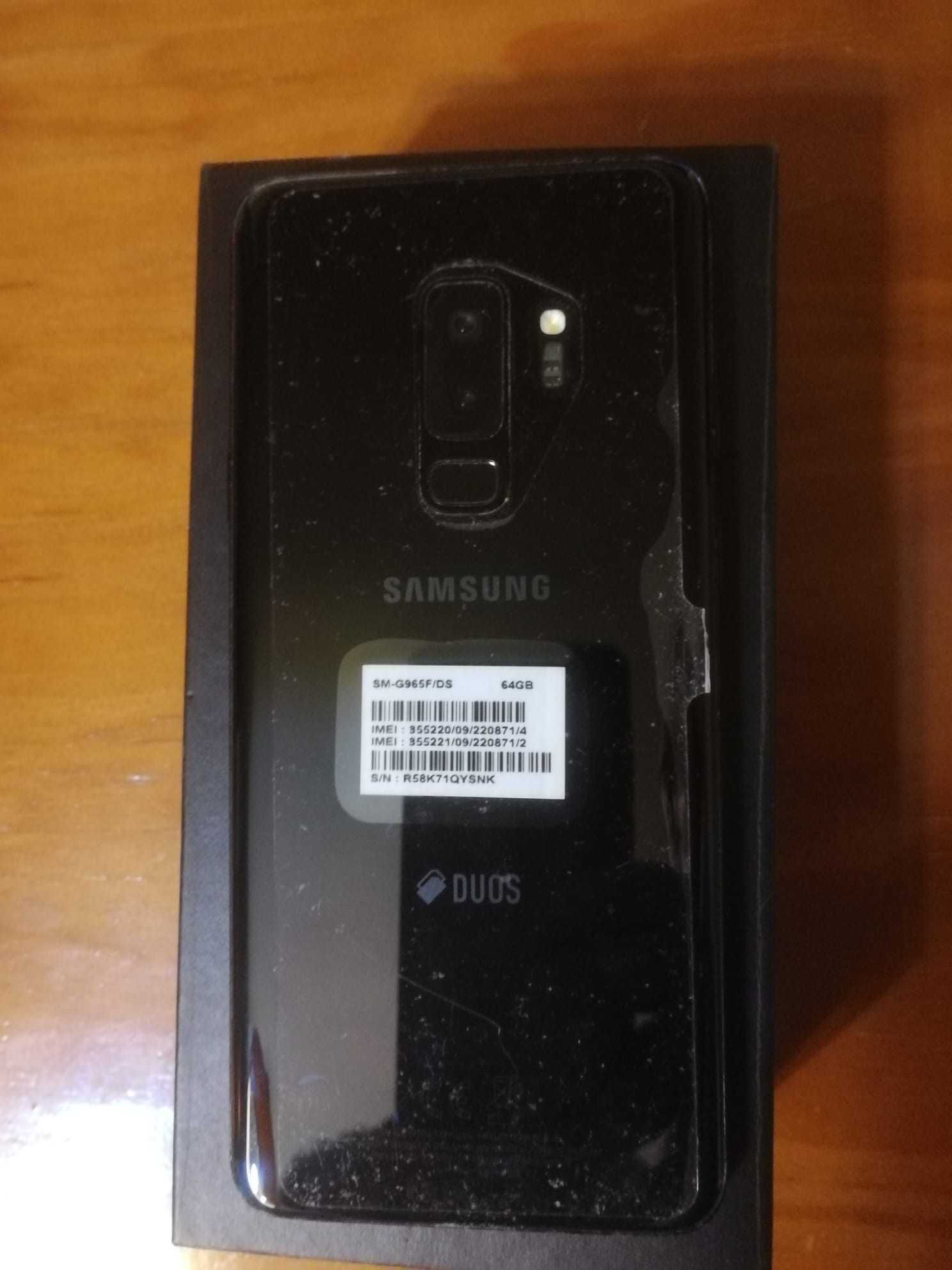 SAMSUNG S9+ dual sim 64gb