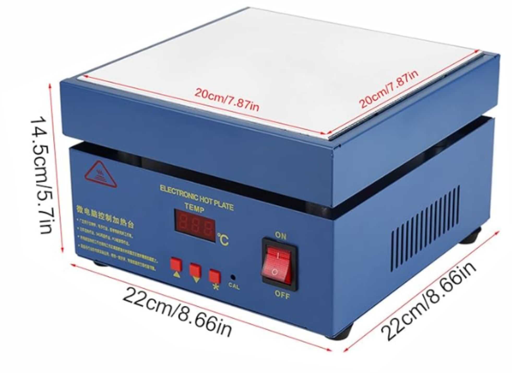 Aquecedor de placas electronicas para reparação