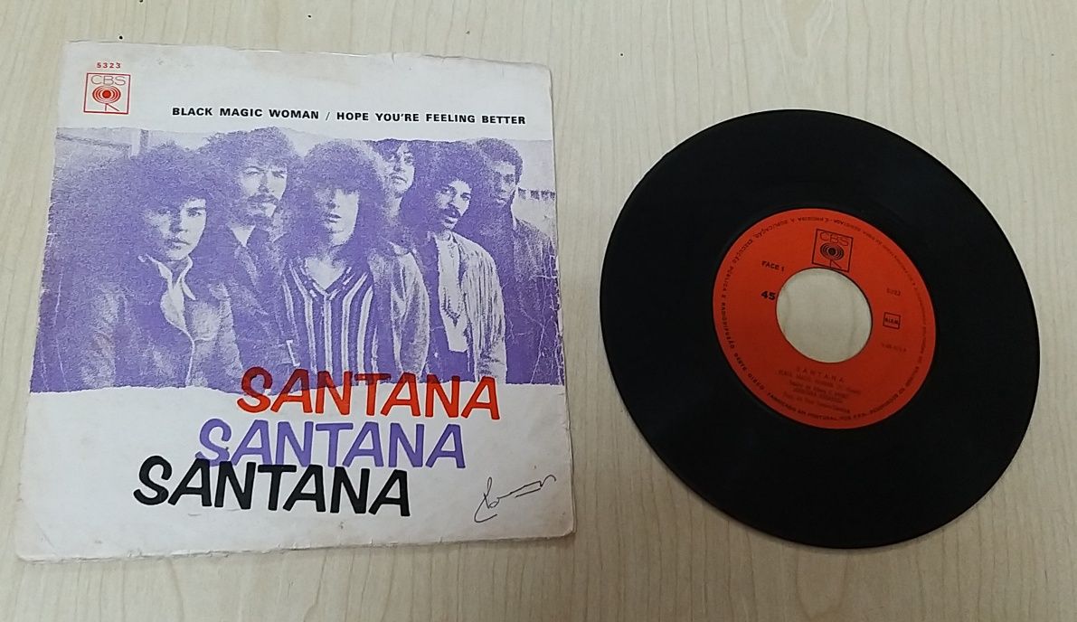 Vinil 45' Santana.