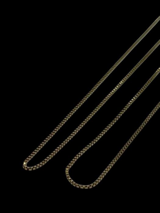 Złoty łańcuszek kostka 1.74G 49CM