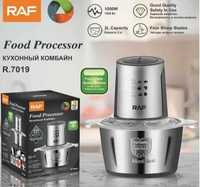 Блендер raf food  1000W -подрібнювач 3 в 1  Міні кухонний комбайн