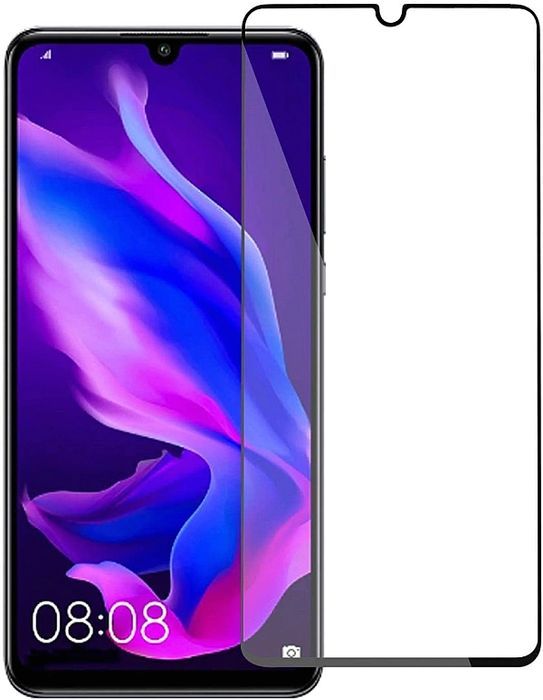 Szkło hartowane na cały ekran z ramką do Huawei Y6p