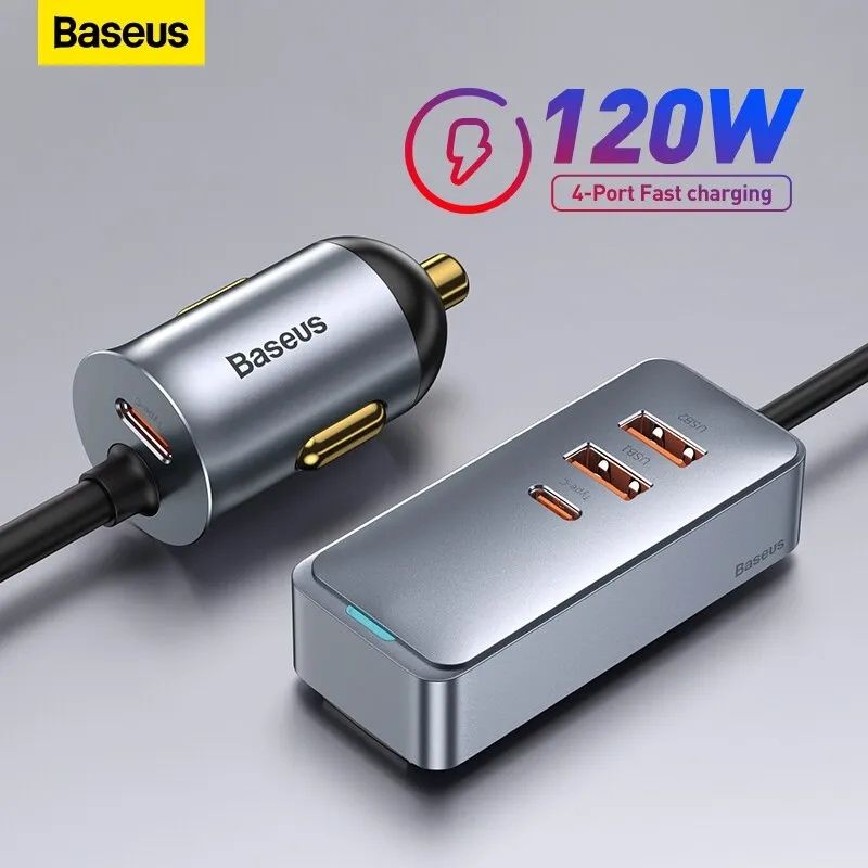 Baseus Share Together PPS  120W автомобільний зарядний пристрій