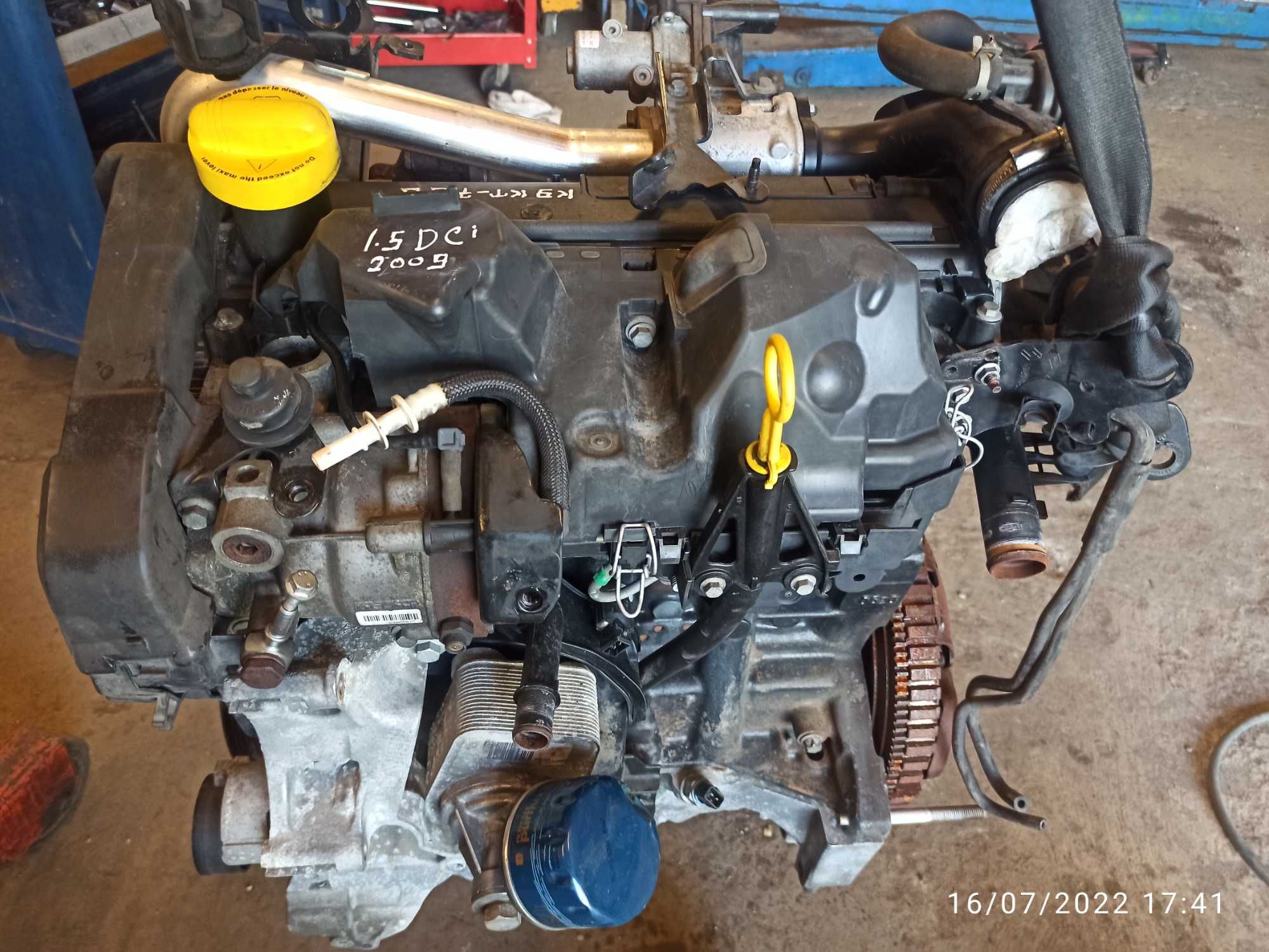 Motor Renault Clio 3 Ref K9K T 766 / 1.5 DCI Ano 2009