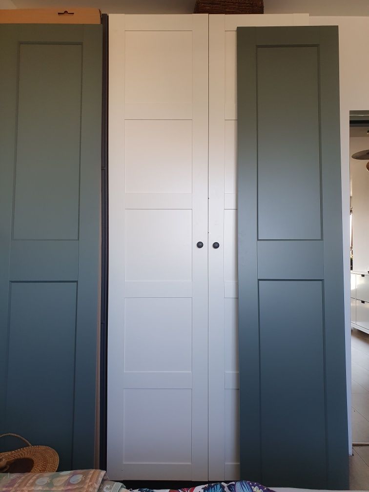 IKEA drzwi szafy pax BERGSBO białe 50x229