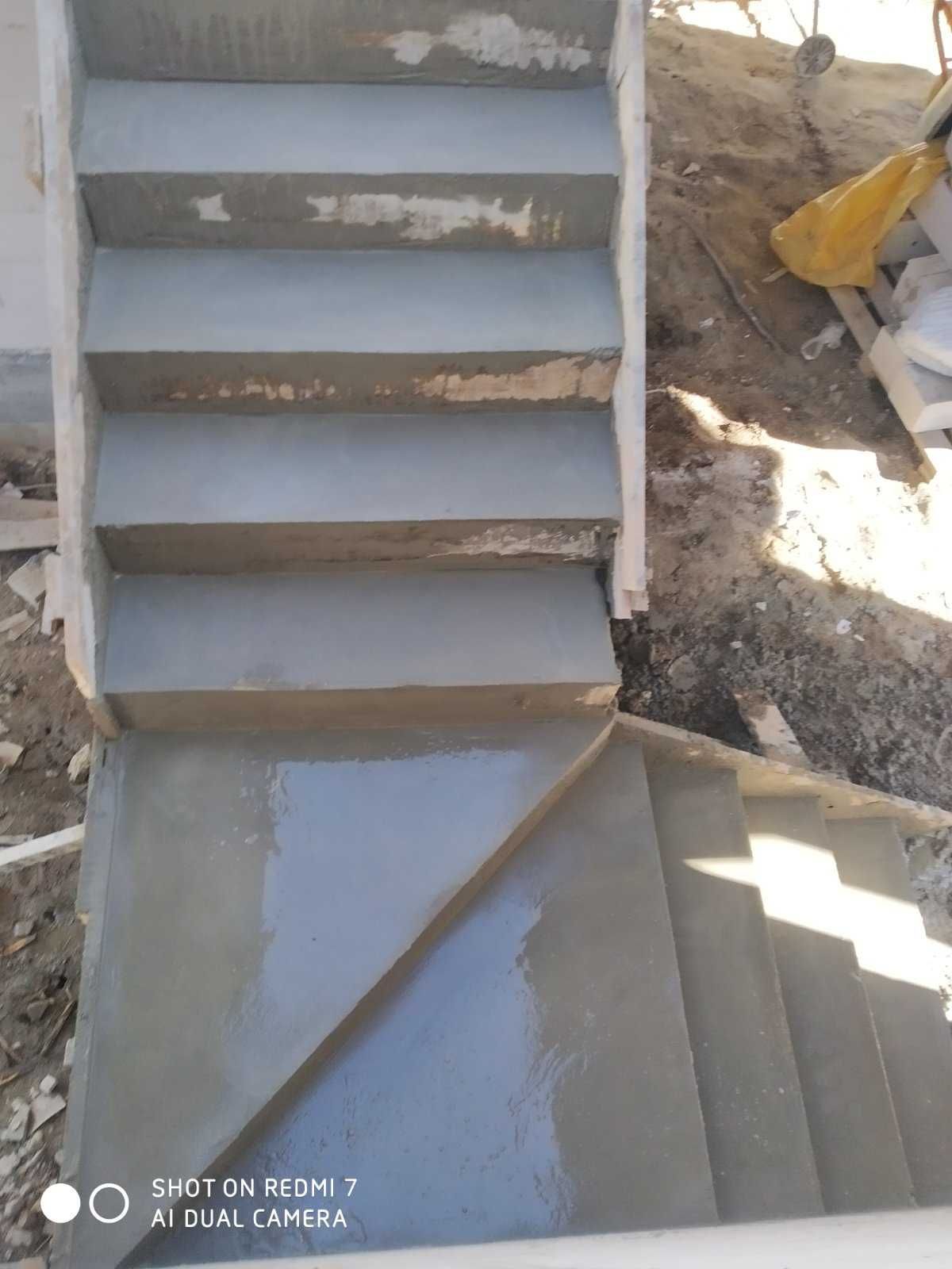 Сходи бетонні (проектуємо і заливаємо).