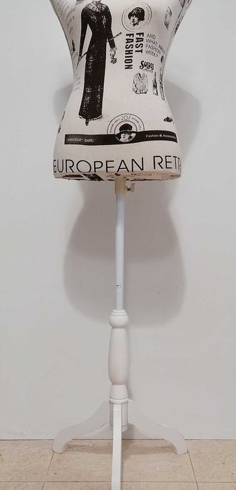Manequim de Busto para Costura – Estilo Retro / Vintage