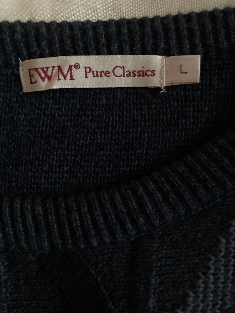 Sweter męski granatowy