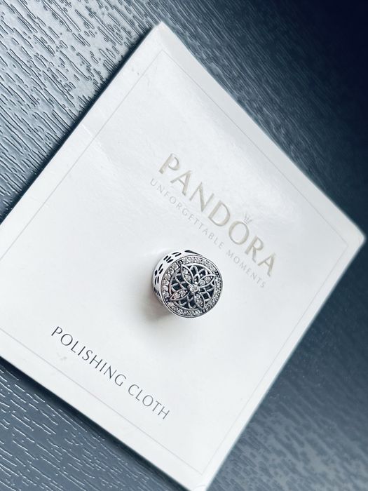 Piękny srebrny charms do bransoletki typu pandora s925