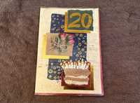 Kartka urodzinowa 20 urodziny