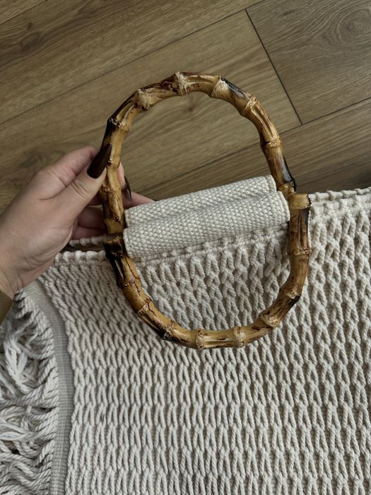torba zara woman z frędzlami