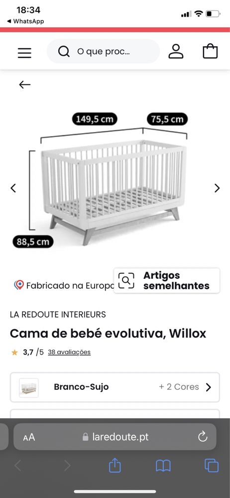 Cama de bebé evolutiva, Willox - LA REDOUTE INTERIEURS