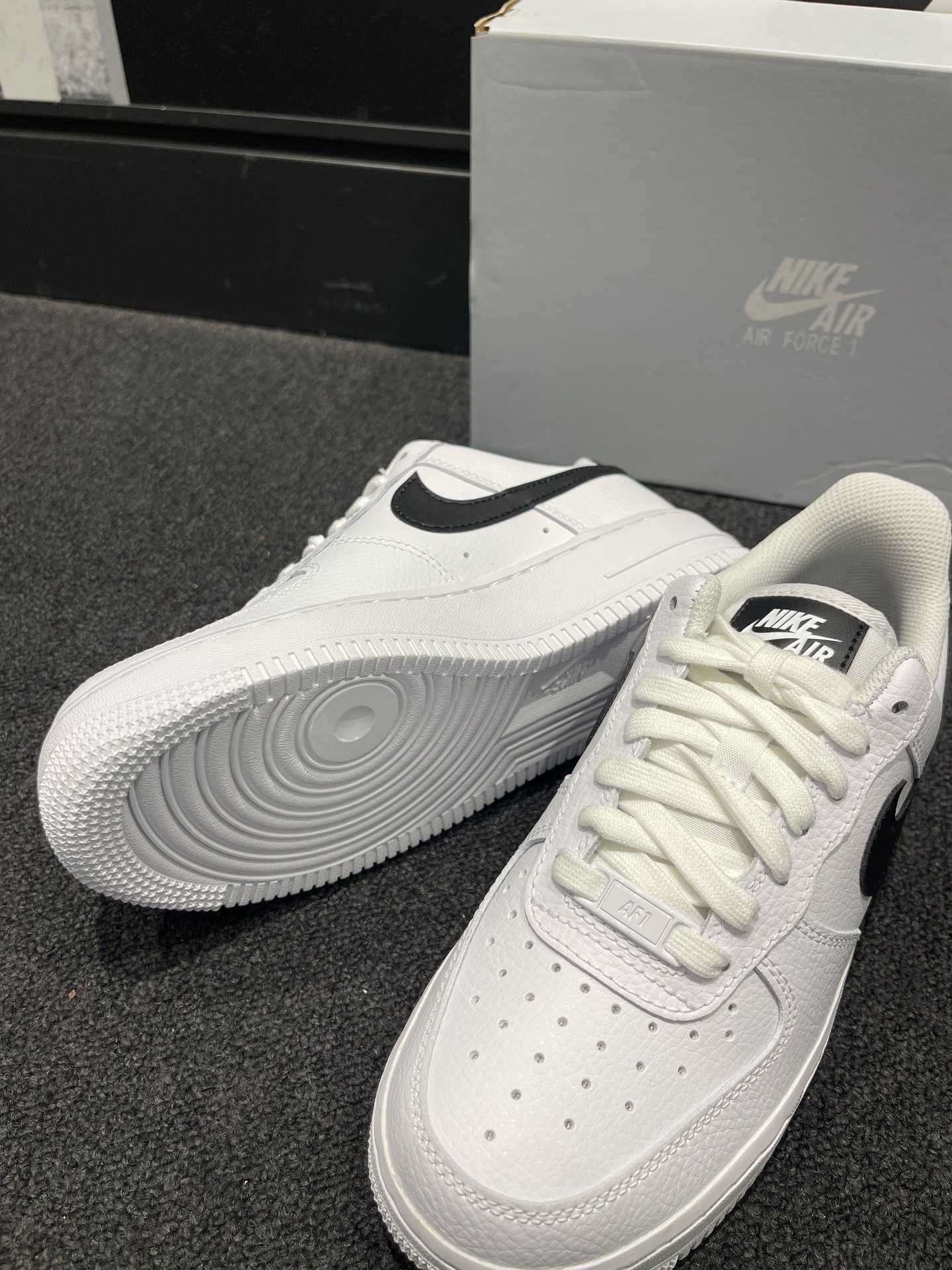 White Black\Air F1\Nike\nowy UnisexTrampki.41