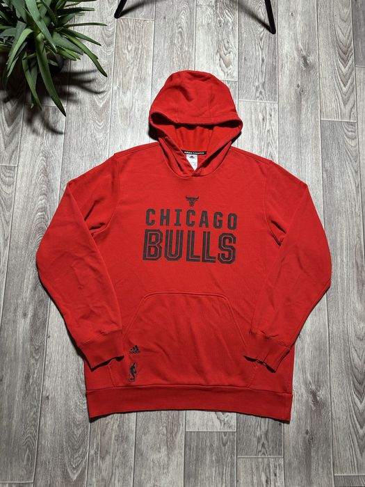 Худі Adidas Basketball x NBA Chicago Bulls Red Hoodie