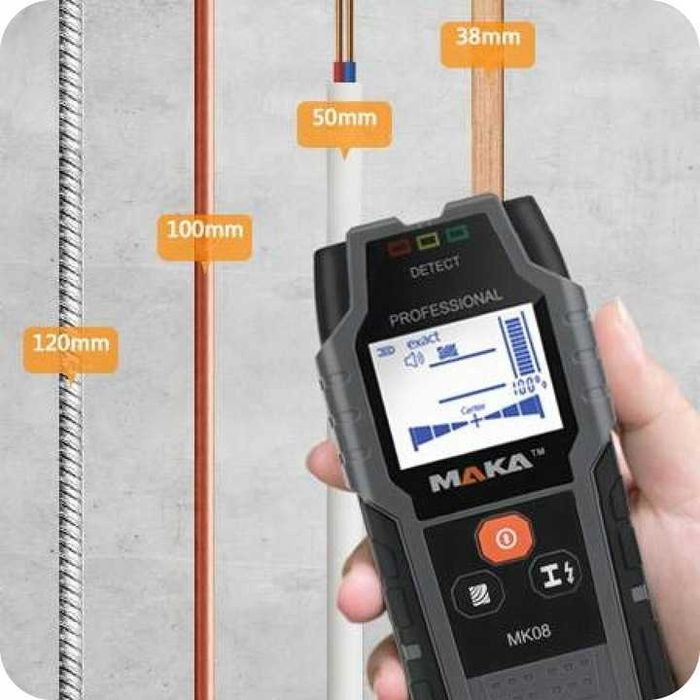 Wykrywacz Detektor Przewodów Kabli Metali Drewna W Ścianie NOWY LCD