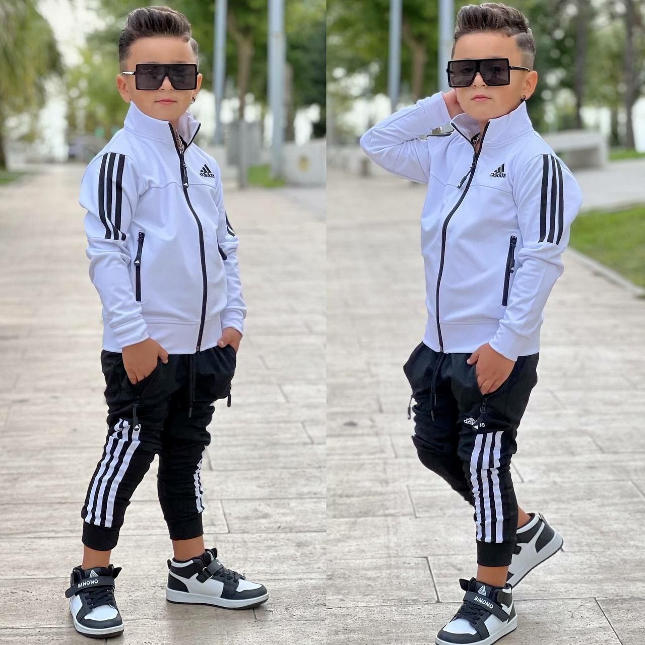Костюми Adidas з лампасом для хлопців, дівчат 128,134,140,146,152,158