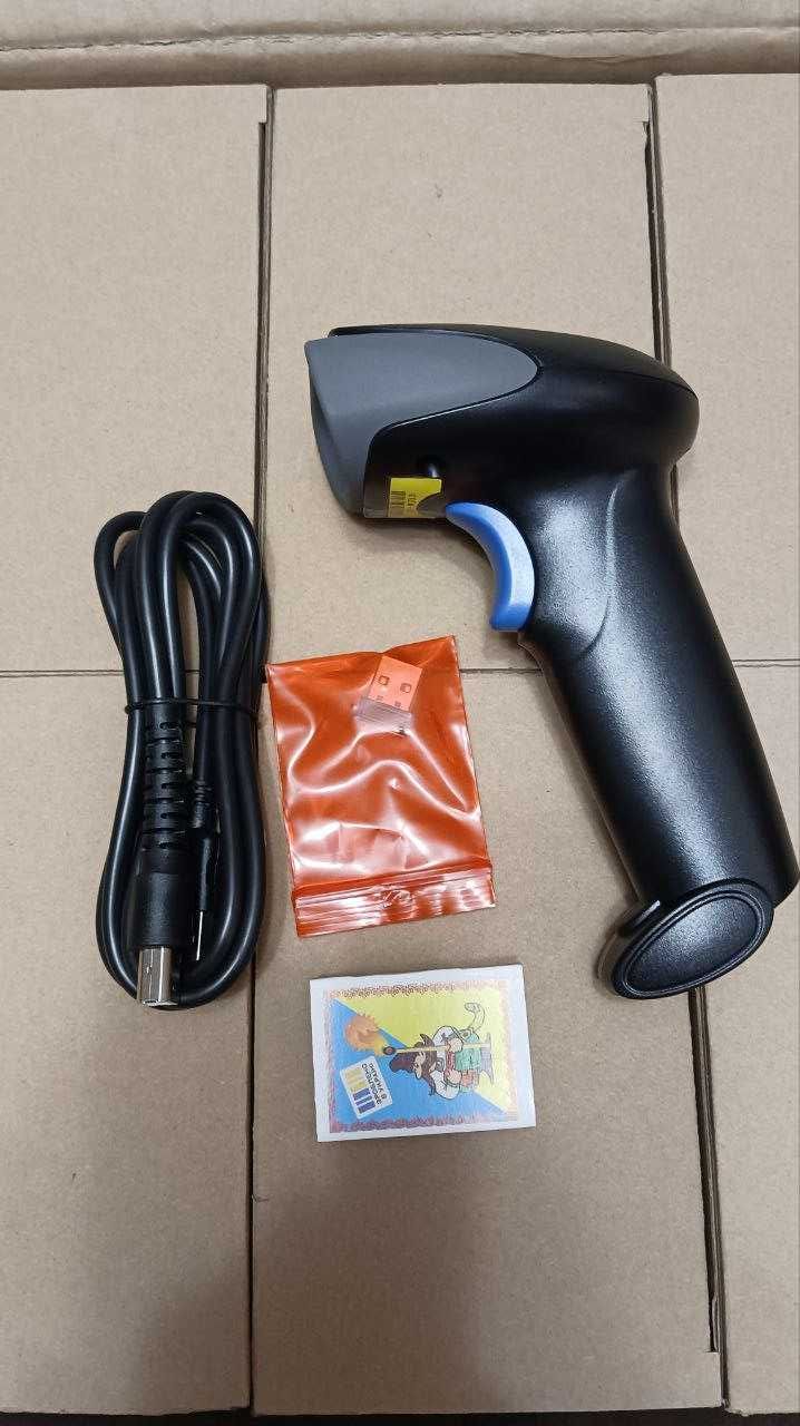 Сканер штрих-кодів EV-WJ13 для 1D кодів, Безпровідний 2.4GHz + USB
