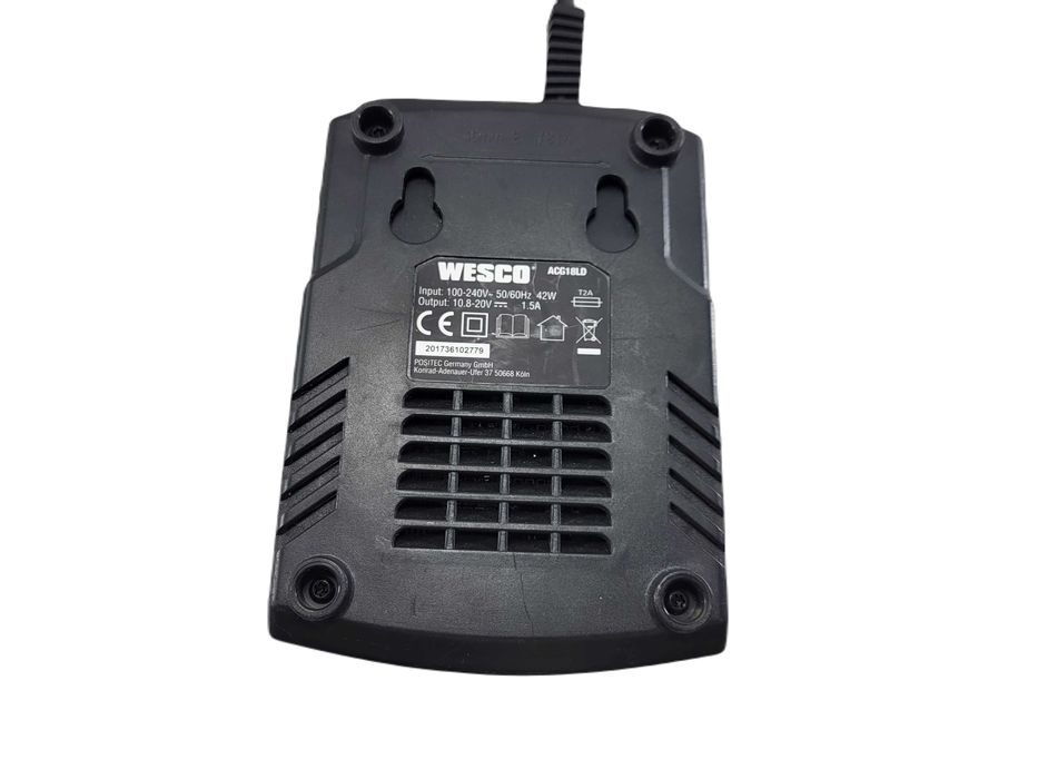 Wkrętarka Wesco WS2723K ładowarka Wesco ACG18LD