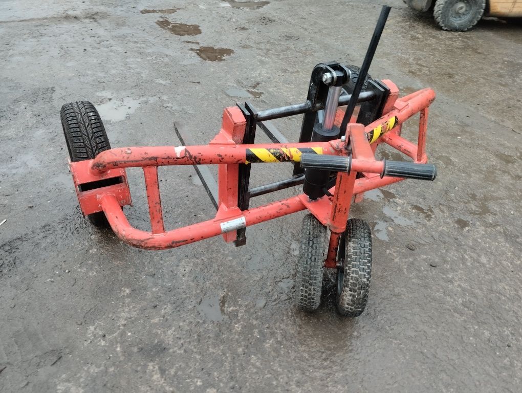Wózek budowlany brukarski oryginalny jak nowy 1500 kg