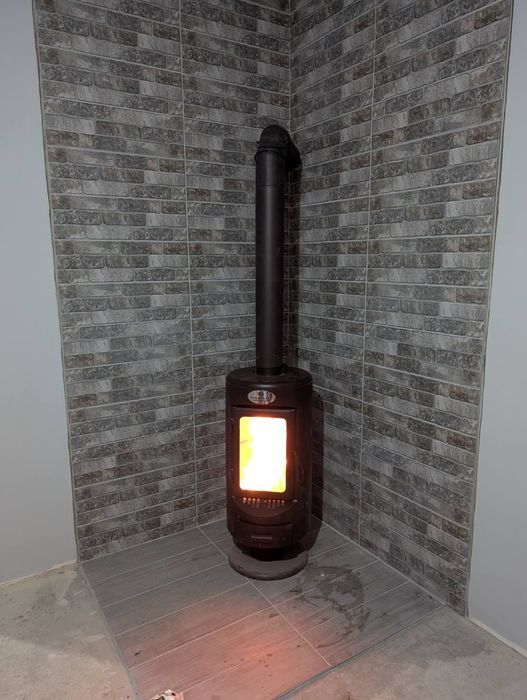 Піч камін буржуйка обігрівач GARANT 7.5 kw з малим склом!!!