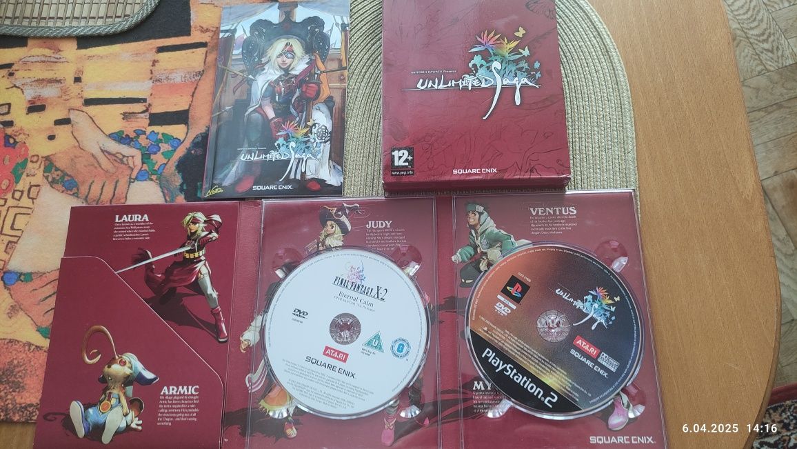 UNLIMITED SAGA - PS2 - Komplet 2 DVD - PlayStation 2 - OKAZJA !