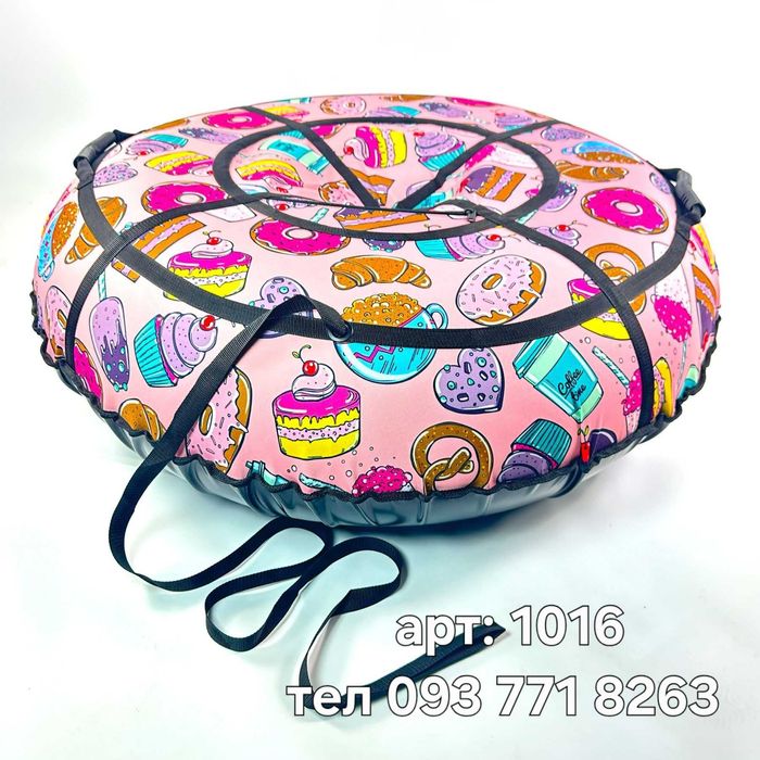 Тюбинг - ватрушка 100см та 120см Надувні санчата, пончик