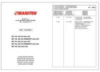 Katalog części MANITOU MLT 735, 741, 742,
