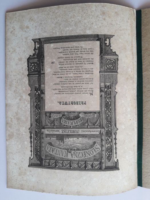 Polkowski album Mikołaja Kopernika Gniezno 1873 rok
