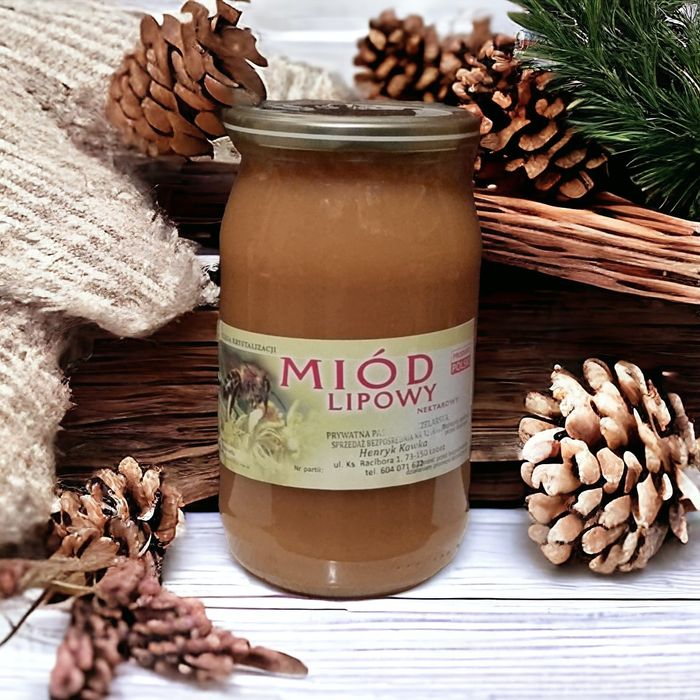 Miód lipowy z własnej pasieki