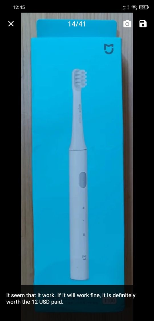 Продам электрическую зубную щетку Xiaomi  T100