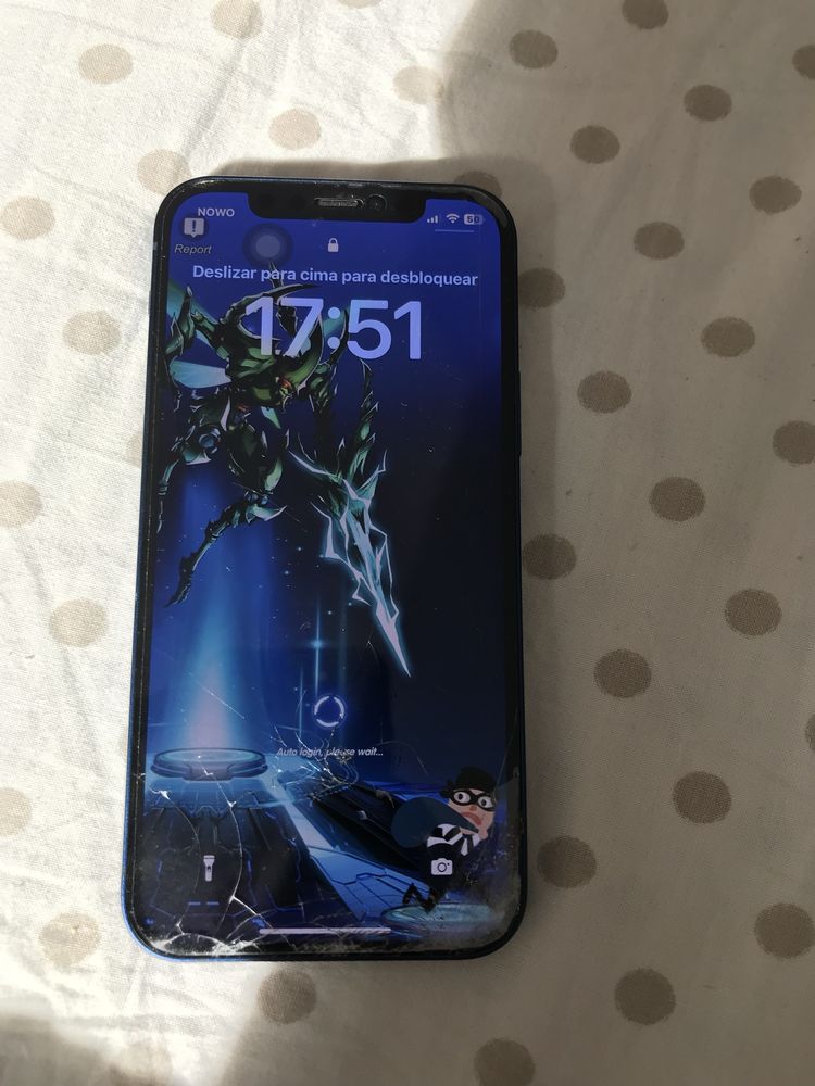 Iphone 12 azul e