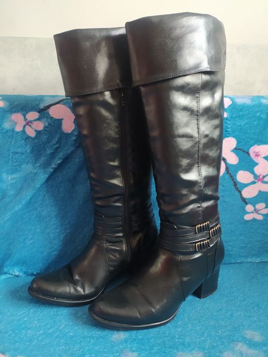 Wysokie kozaki za kolano używane 44 rozmiar 29 cm