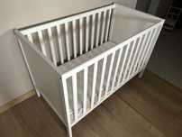 Łóżeczko IKEA Sundvik 120x60 oraz materac z ochraniaczem Fizjomax Baby