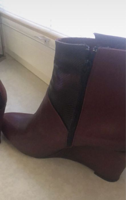 Botki skórzane Lanqier r. 40