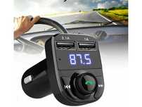 Teansmiter FM Bluetooth MP3 2X USB Ładowarka
