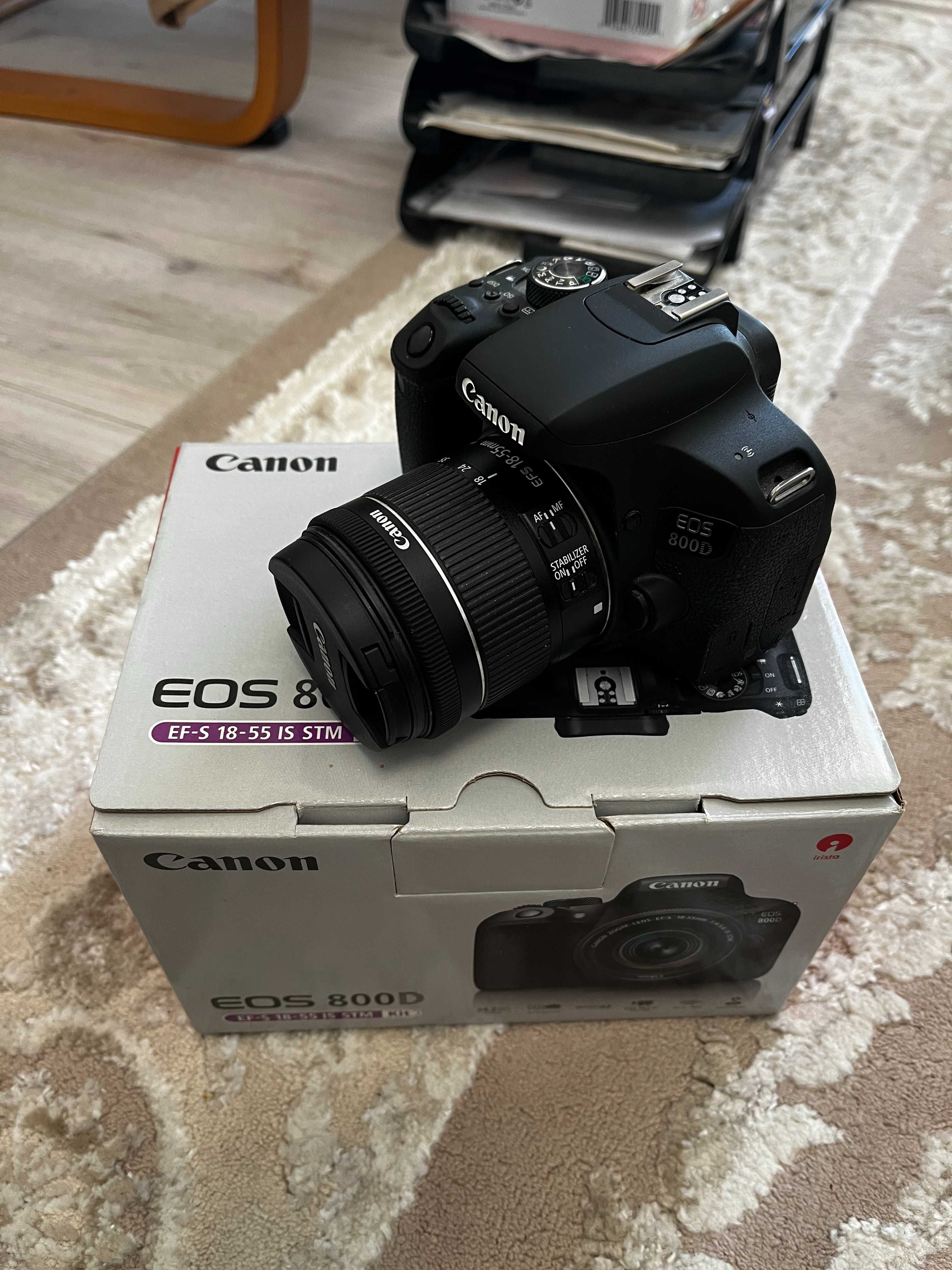 Фотоапарат Canon EOS 800D 18-55mm IS STM Black