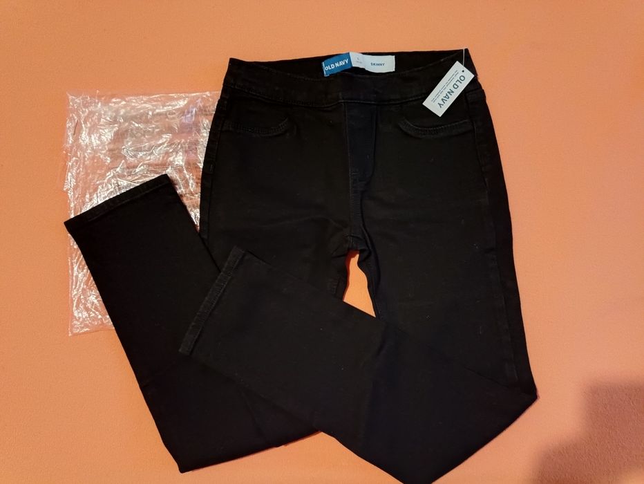 Джинсы скинни черные новые ф.Old Navy на 10-12 лет
