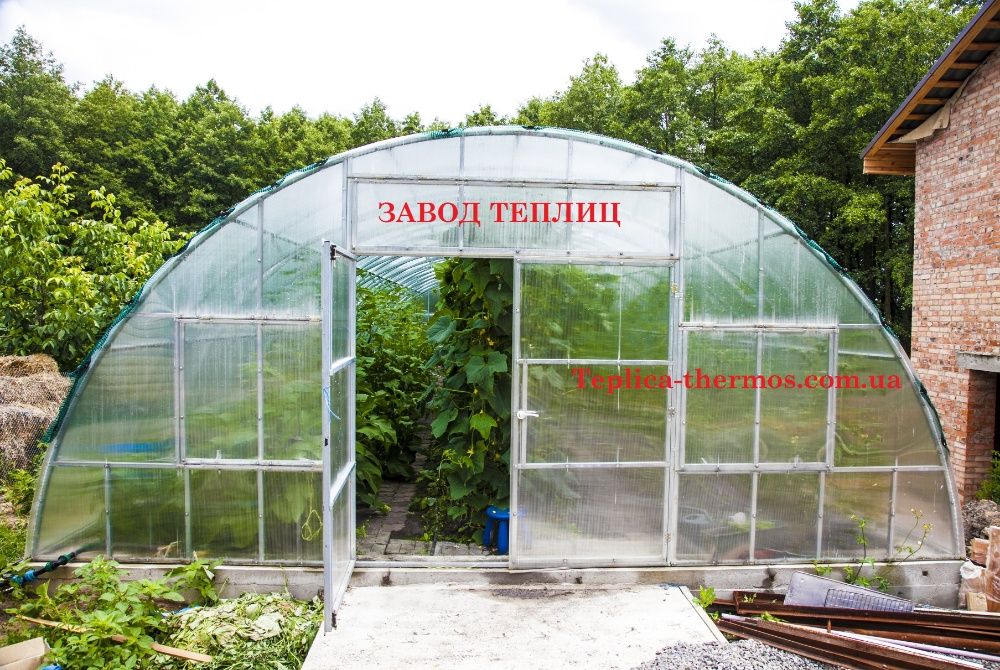 Універсальна усилена теплиця "Профі" 6*10м під полікарбонат або плівку